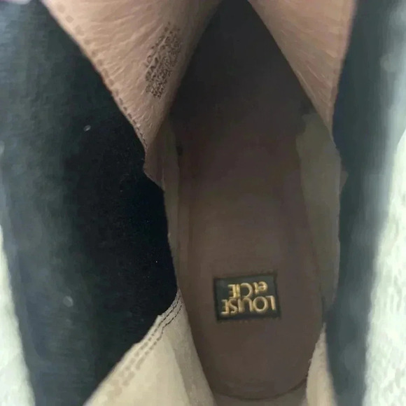 LOUISE ET CIE Calf Hair Pony Booties Leopard Print Women’s Size 8M 38.5 EUC - Picture 7 of 13